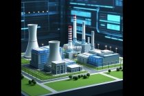 智慧電廠沙盤模型，點亮能源變革新視界