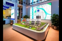 售樓部正常使用三類沙盤模型，建筑區(qū)域和戶型